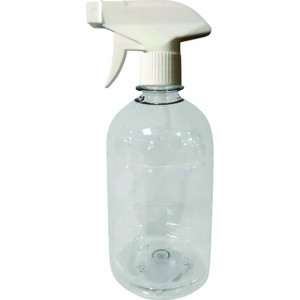 Pulverizador Plástico com Gatilho  500ml Pet Transparente Cristal