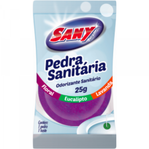 Pedra Sanitária 25gr com Suporte Plástico Sany-Mix Mista