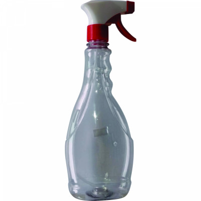 Pulverizador Plástico com Gatilho  500ml Pet Transparente Cristal