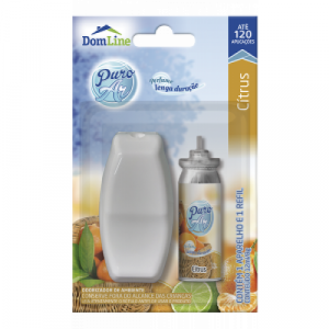 Aromatizante Ambiental Aparelho+Refil 12ml (Citrus) Domline