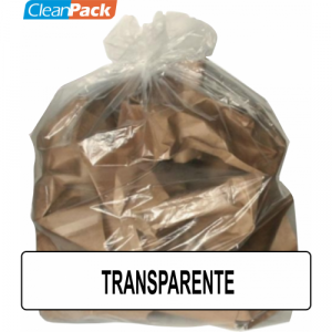 Saco de Lixo Rec Transparente (Canela) Ref 100-05 75cm x 90cm C/100 Cleanpack