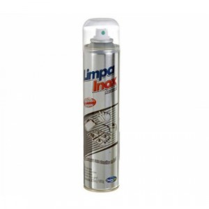 Limpador para Metais Frasco 300ml Limpa Inox Aerossol Domline