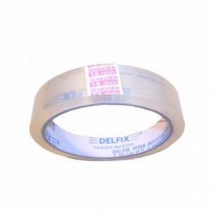 Fita Adesiva Transparente 18mm Rolo com 50m Delfix Ref:029