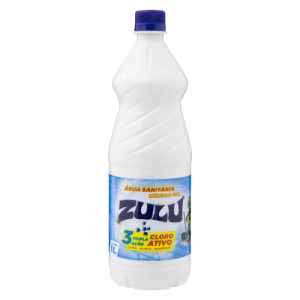 Água Sanitária & Alvejante Frasco 1 Litro Zulu Coperalcool