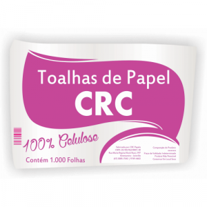 Toalha Papel Interfolhado (100% Celulose) 20x21cm 24gr Fardo C/1000 (Fardo Roxo) CRC-703