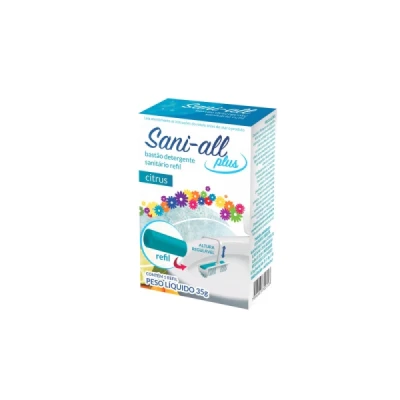 Bastão Sanitário Refil 35gr Sani-All Citrus Adesul 192