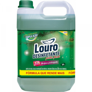 Desinfetante Perfumado Bombona 5 Litros Louro Fresh Pinho