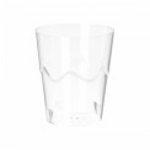 Copo Plástico Cristal-PS  50ml Brigadeiro Transparente Pacote C/10 CPS-050 Strawplast