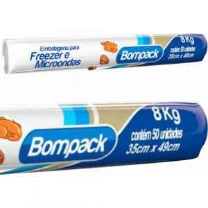 Bobina Picotada Freezer & Microondas 8kg 35x49cm C/50 Bompack