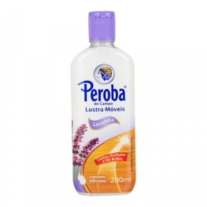 Lustra Móveis Cremoso Perfumado Frasco 200ml Peroba Lavanda