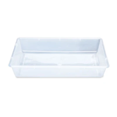 Bandeja Plástica Retangular  7,0L (44 x 30 x 2,2cm) Branca Arqplast 25854PM