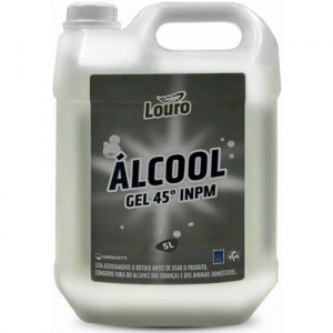 Álcool Gel 45,0 INPM Bombona 5 Litros Louro