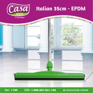 Rodo Plástico Eva-Duplo 35cm com Cabo Italian Casa Alegre