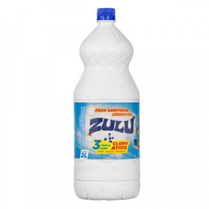 Água Sanitária & Alvejante Frasco 2 Litros Zulu Coperalcool