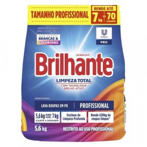 Detergente Pó Perfumado Saco  5kg Brilhante