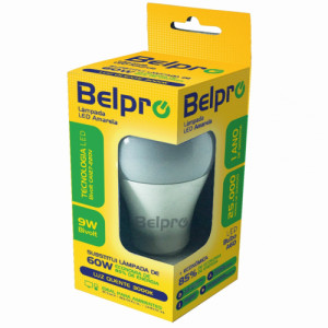 Lampada Eletrônica Luz Branca 220V 9W Belpro Bompack