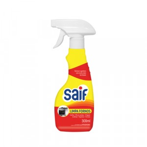 Limpador Desengordurante & Limpa Fornos Frasco 300ml com Gatilho Saif