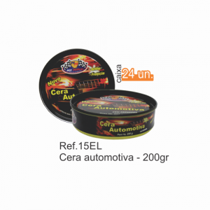 Cera Automotiva Lata 200gr Pasta com Carnauba Mil Milhas