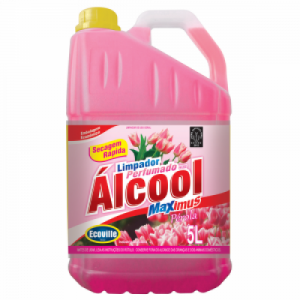 Limpador Perfumado com Álcool  Maximus Ecoville Bombona 5 Litros Pérola Rosa