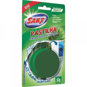 Pastilha Sanitária para Uso Interno Caixa Acoplada 50gr Sany-Mix Pinho