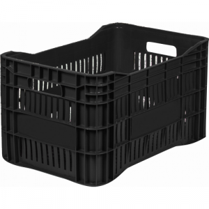 Contentor Plástico Premium 48 Litros 55,5x34x30,5cm Preto Arqplast