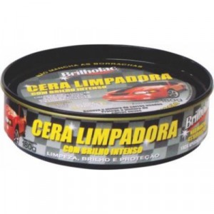 Cera Automotiva Lata 180gr Pasta com Carnauba Brilholac