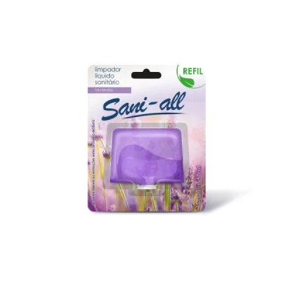 Limpador Líquido Sanitário Refil 50ml Sani-All Lavanda Adesul 464