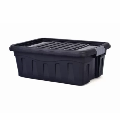 Organizador com Tampa 31,0 Litros com Trava+Rodas (60,7x42,7x23cm) MBplast 0914