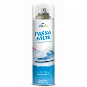 Passador de  Roupas Frasco 240gr Aerossol Passa Fácil Domline Suave Perfume