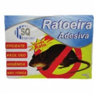 Ratoeira Adesiva para Capturar Roedores e Insetos Unidade Ref: 104 Cola Pega-Rato