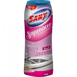 Saponáceo Perfumado Pó Frasco 300gr Sany-Mix Floral