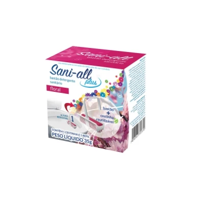 Bastão Sanitário com Suporte 35gr Sani-All Floral Adesul 185