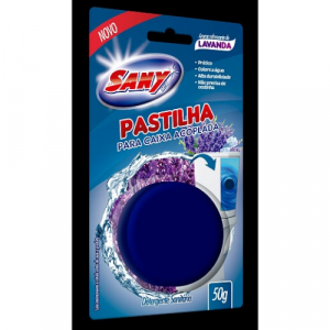 Pastilha Sanitária para Uso Interno Caixa Acoplada 50gr Sany-Mix Lavanda