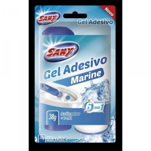 Gel com Aplicador para Vaso Sanitário Perfumado Blist C/6 Aplicações Cada Sany Marine