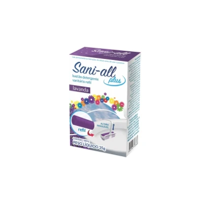 Bastão Sanitário Refil 35gr Sani-All Lavanda Adesul 354