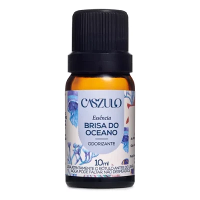 Aromatizante Essência para Difusor Frasco 10ml Via Aroma Caszulo Brisa do Oceano