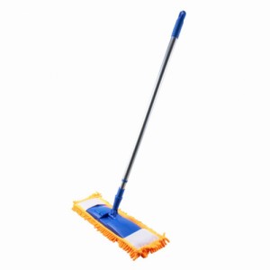 Rodo Mop Pó Flat 40cm  Completo com Cabo de Alumínio+Mop Chenile Bompack