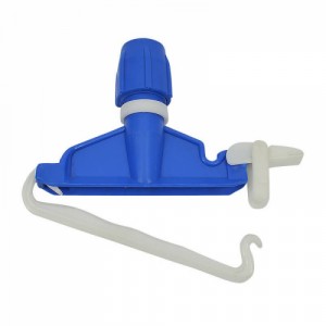 Suporte Plástico para Rodo Mop Loop com Pinça sem Cabo Azul Nobre 41823