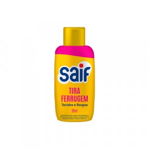 Removedor Ferrugem Frasco  50ml para Tecidos e Roupas Saif