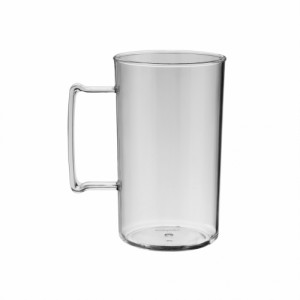 Copo Plástico Acrílico-PS 450ml Caneca Chopp Pratic Cristal Neoplas