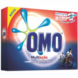 Detergente Pó Perfumado Cartucho 1kg Omo Multi-Ação