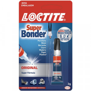 Cola Adesiva Instantânea Super-Bonder Loctite 3g Agade