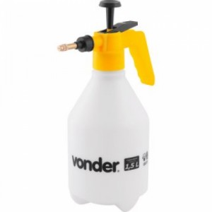 Pulverizador Plástico Pressurizado 1500ml PVC Profissional Vonder