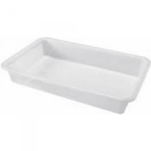 Bandeja Plástica Retangular  5,5 Litros 54x39cm Branca Inplast