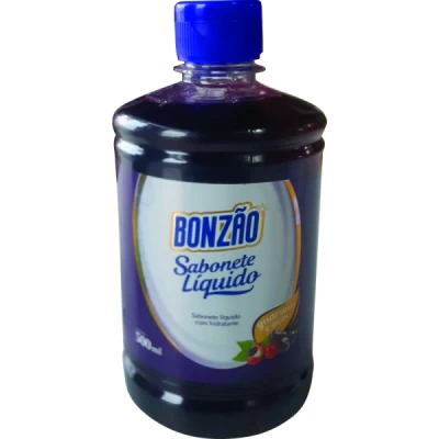 Sabonete Líquido Frasco 500ml Bonzão Flip-Top Guaraná com Açai