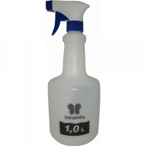 Pulverizador Plástico com Gatilho 1000ml PVC Transparente Panamby