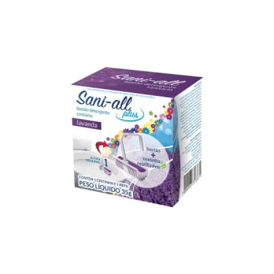 Bastão Sanitário com Suporte 35gr Sani-All Lavanda Adesul 355