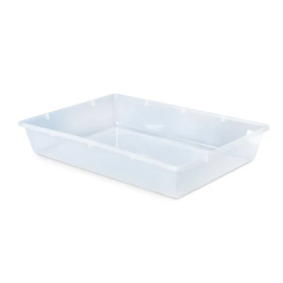 Bandeja Plástica Retangular  7,0L (44 x 30 x 2,2cm) Branca Arqplast 25854PM