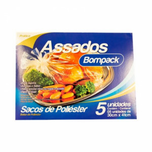 Saco Poliéster Assado Bompack (30x0,41) C/5