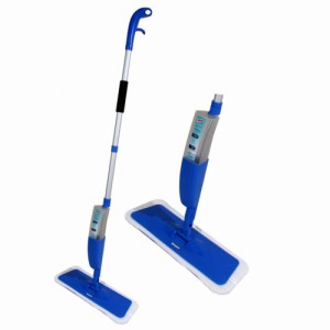 Rodo Mop Spray com Cabo+Microfibra Azul Bompack